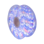 Red/Pure White/Blue LED Mini Rope Light Spool 150' 3/8" 2 Wire 120V