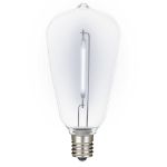 Pure White - ST38 - E12 Plastic Filament LED Replacement Bulbs - 25 Pack