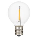 Ultra Warm White - G40 - Plastic Filament LED Replacement Bulbs - 25 Pack