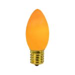 C9 RetroGlo Vintage Yellow Ceramic LED Replacement Bulbs - 25 Pack
