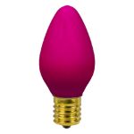 C7 RetroGlo Vintage Pink Ceramic LED Replacement Bulbs - 25 Pack