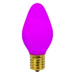 C7 RetroGlo Vintage Purple Ceramic LED Replacement Bulbs - 25 Pack