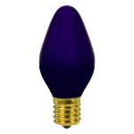 C7 RetroGlo Vintage Purple Ceramic LED Replacement Bulbs - 25 Pack