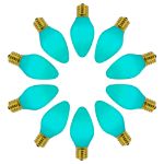 C7 RetroGlo Vintage Teal Ceramic LED Replacement Bulbs - 25 Pack