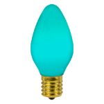 C7 RetroGlo Vintage Teal Ceramic LED Replacement Bulbs - 25 Pack