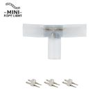 LED Mini Rope Light T Connector for 3/8" 2 Wire Mini Rope Light