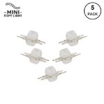 LED Mini Rope Light Invisible Splice Kit for 3/8" 2 Wire Mini Rope Light (5 Pack)
