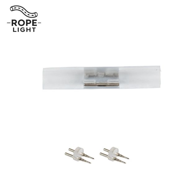 LED Rope Light Splice Connector for 1/2" 2 Wire Rope Light