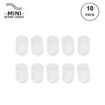 10 pack of clear LED mini rope light end caps