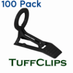 100 pack of black C9 TUFFCLIPS shingle clips