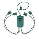 4-channel LED mini light controller with timer and four outputs