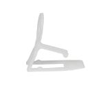 White C9 Tuff Tile Clip angle view
