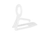White C9 Tuff Tile Clip side profile