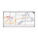 Santa sleigh and flying reindeer commercial LED display