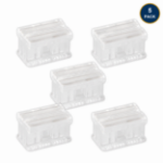 Universal clear SPT-1/SPT-2 wire end caps - 5 pack