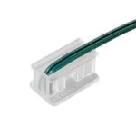 SPT wire seated in clear end cap base