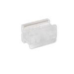 Back view of the universal clear wire end cap