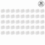 50 universal clear SPT wire end caps