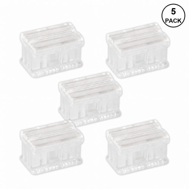 Universal clear SPT-1/SPT-2 wire end caps - 5 pack