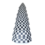 Conical Checkered Pine Tree