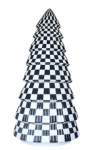 Conical Checkered Pine Tree