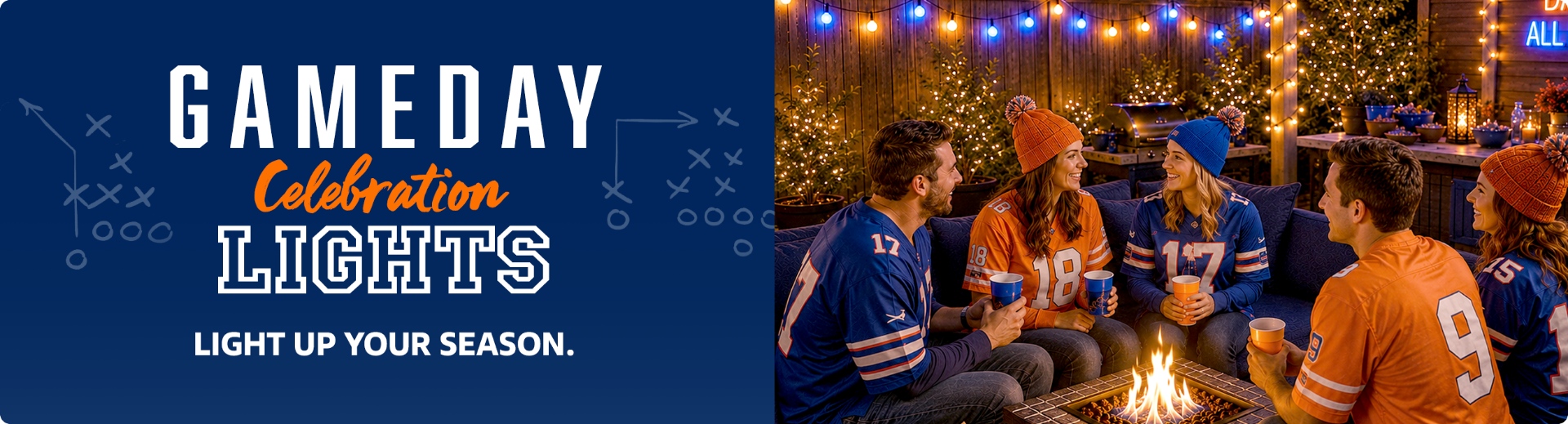 Gameday Celebration Lighting Banner