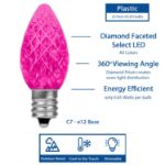 NL Select Pink C7 LED Replacement Bulbs 25 Pack