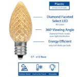 NL Select Sun Warm White C7 LED Replacement Bulbs 25 Pack