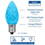 NL Select Teal C7 LED Replacement Bulbs 25 Pack
