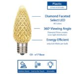 NL Select Warm White C9 LED Replacement Bulbs 25 Pack