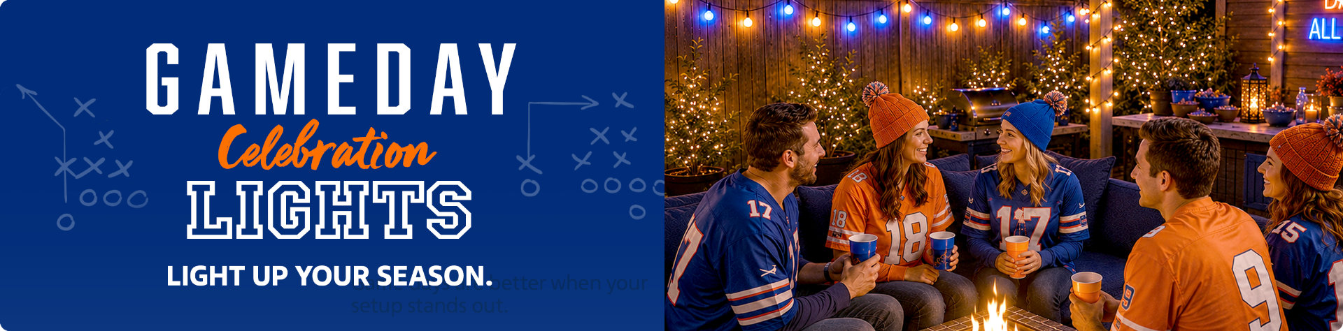 Gameday Celebration Lighting Banner