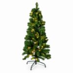 48-inch pre-lit warm white Colorado Pine Christmas tree on a plain white background