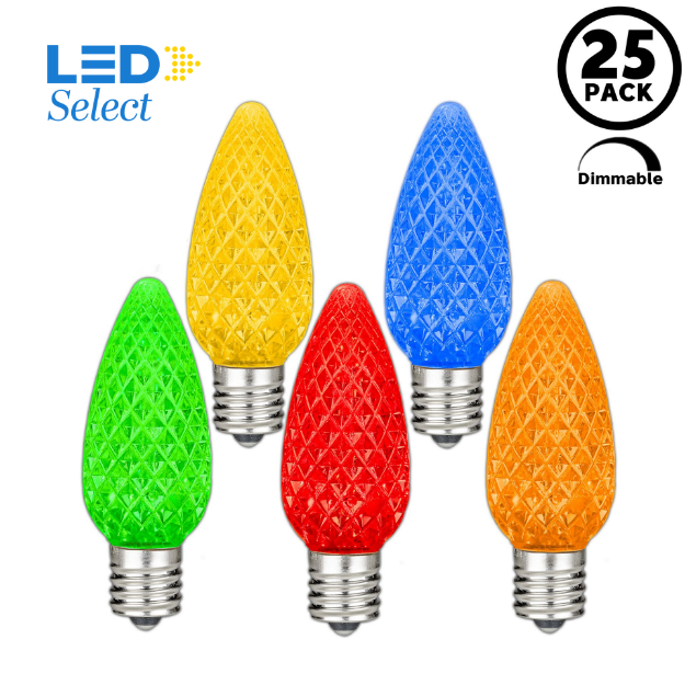 NL Select Multi Color C9 LED Replacement Bulbs 25 Pack
