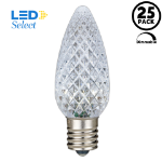 NL Select Pure White C9 LED Replacement Bulbs 25 Pack