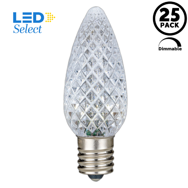 NL Select Pure White C9 LED Replacement Bulbs 25 Pack