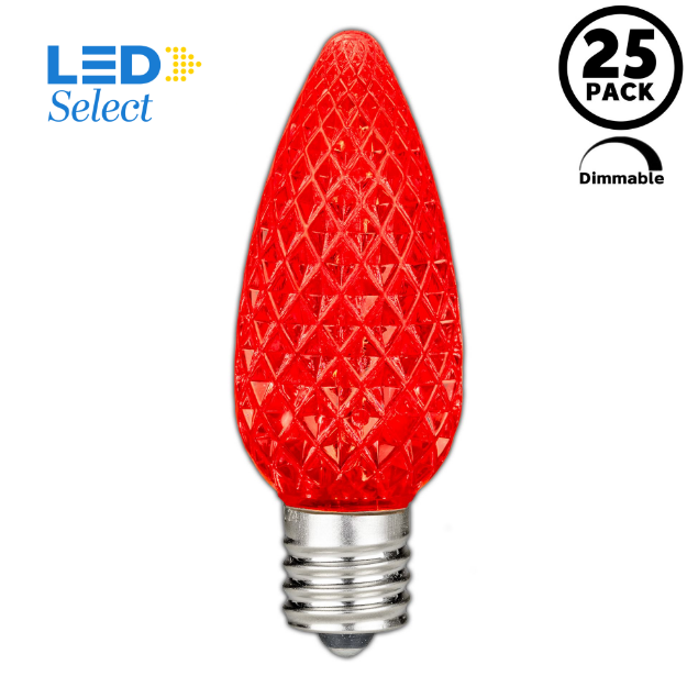 NL Select Red C9 LED Replacement Bulbs 25 Pack