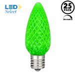 NL Select Green C9 LED Replacement Bulbs 25 Pack