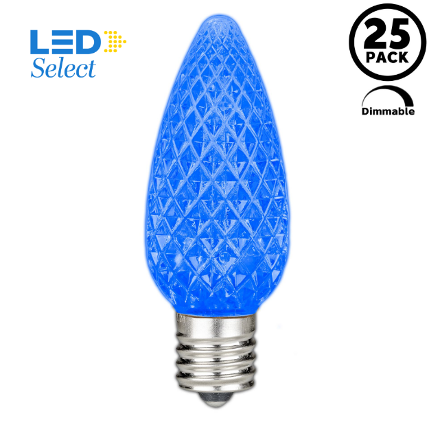 NL Select Blue C9 LED Replacement Bulbs 25 Pack