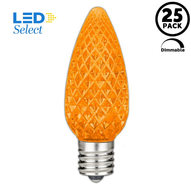 NL Select Orange C9 LED Replacement Bulbs 25 Pack