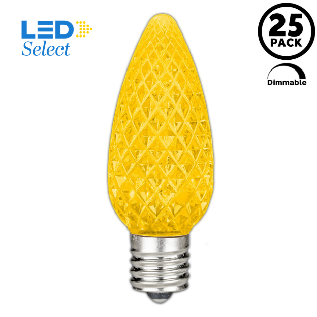 NL Select Yellow C9 LED Replacement Bulbs 25 Pack