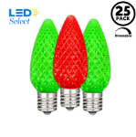 NL Select Red/Green C9 LED Replacement Bulbs 25 Pack