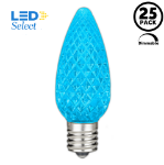 NL Select Teal C9 LED Replacement Bulbs 25 Pack