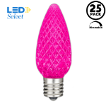 NL Select Pink C9 LED Replacement Bulbs 25 Pack