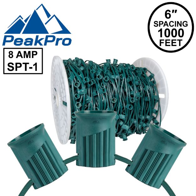 PeakPro C9 bulk spool with three sockets in the foreground