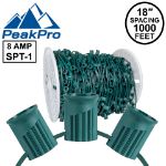 PeakPro C9 bulk spool with three sockets in the foreground