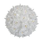 Unlit clear twinkling RetroGlo starlight sphere showing the reflector facets