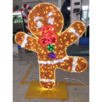 Dancing Gingerbread Man LED Display