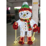 Skiing Snowman LED Display