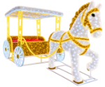 Horse and Carriage LED Display