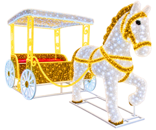 Horse and Carriage LED Display